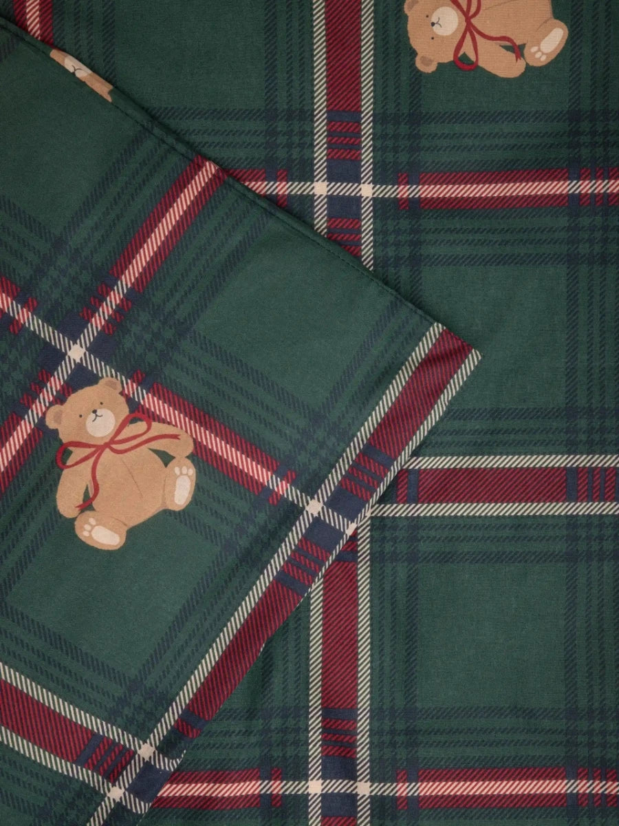 SOFT TEDDY 100% pamut gyerek ágynemű szett (140 x 200 + 50 x 60)