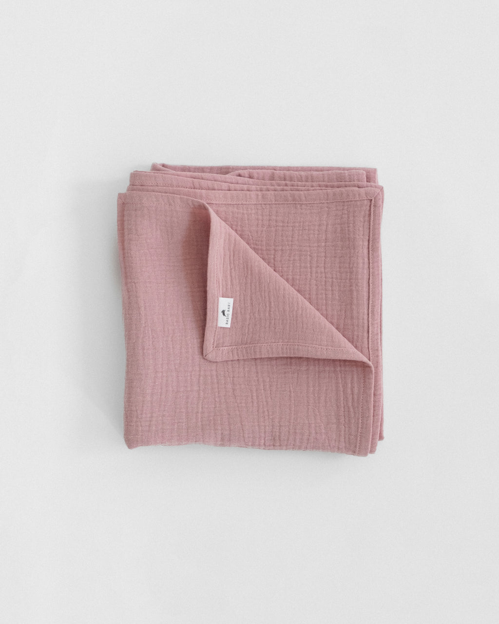 100% pamut muszlin takaró 'DUSTY PINK'