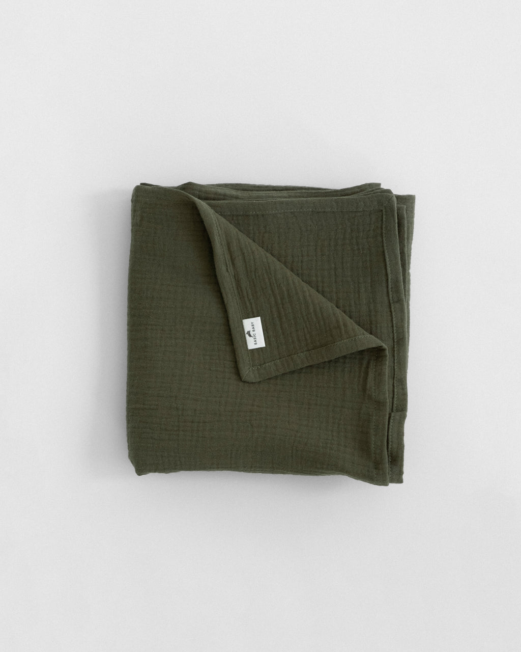 100% pamut muszlin takaró 'FOREST GREEN'