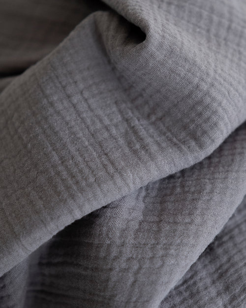 100% pamut muszlin kendő (3 db) 'ANCHOR GREY'