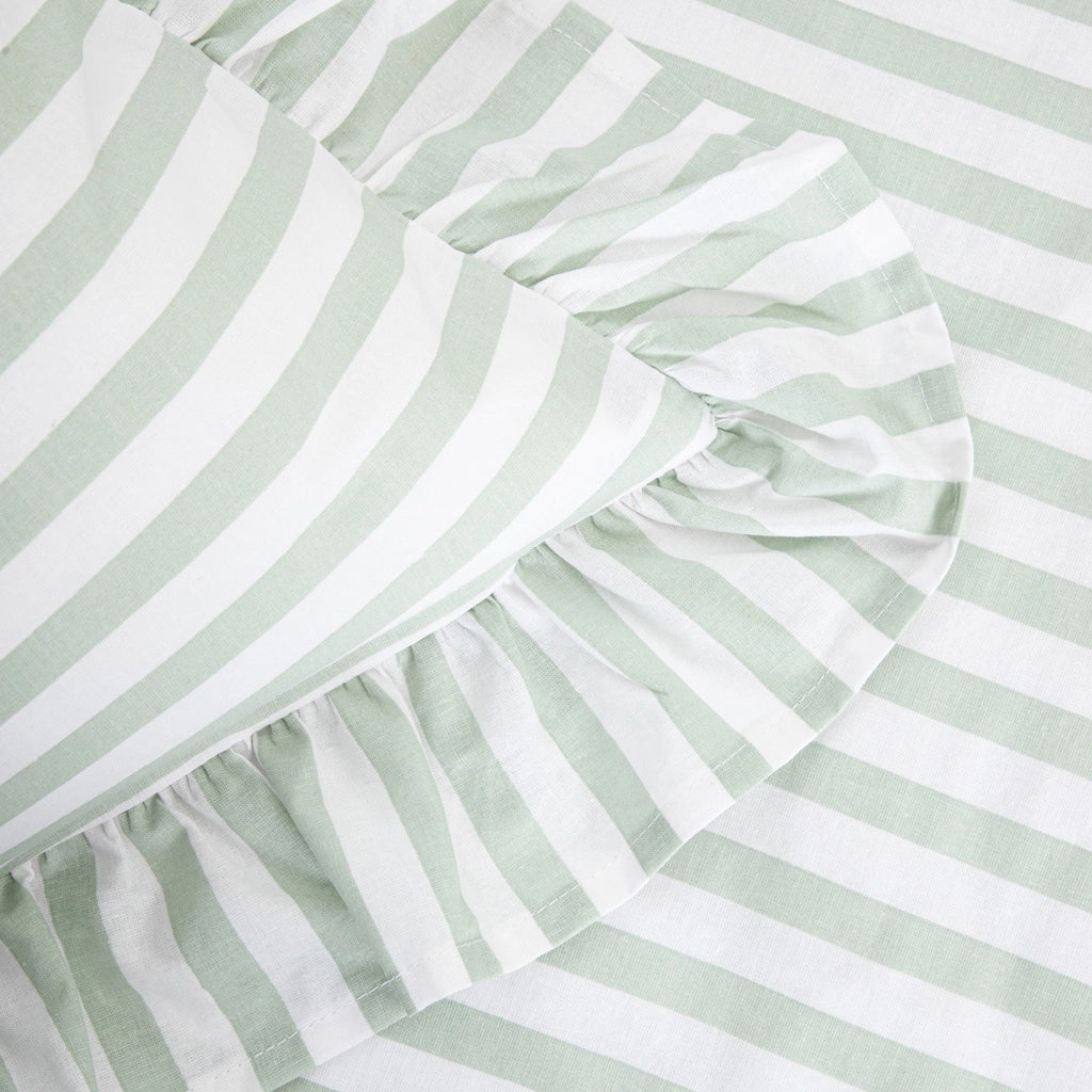 MINT CANDY fodros szélű gyerek ágynemű szett (140 x 200 + 50 x 60)
