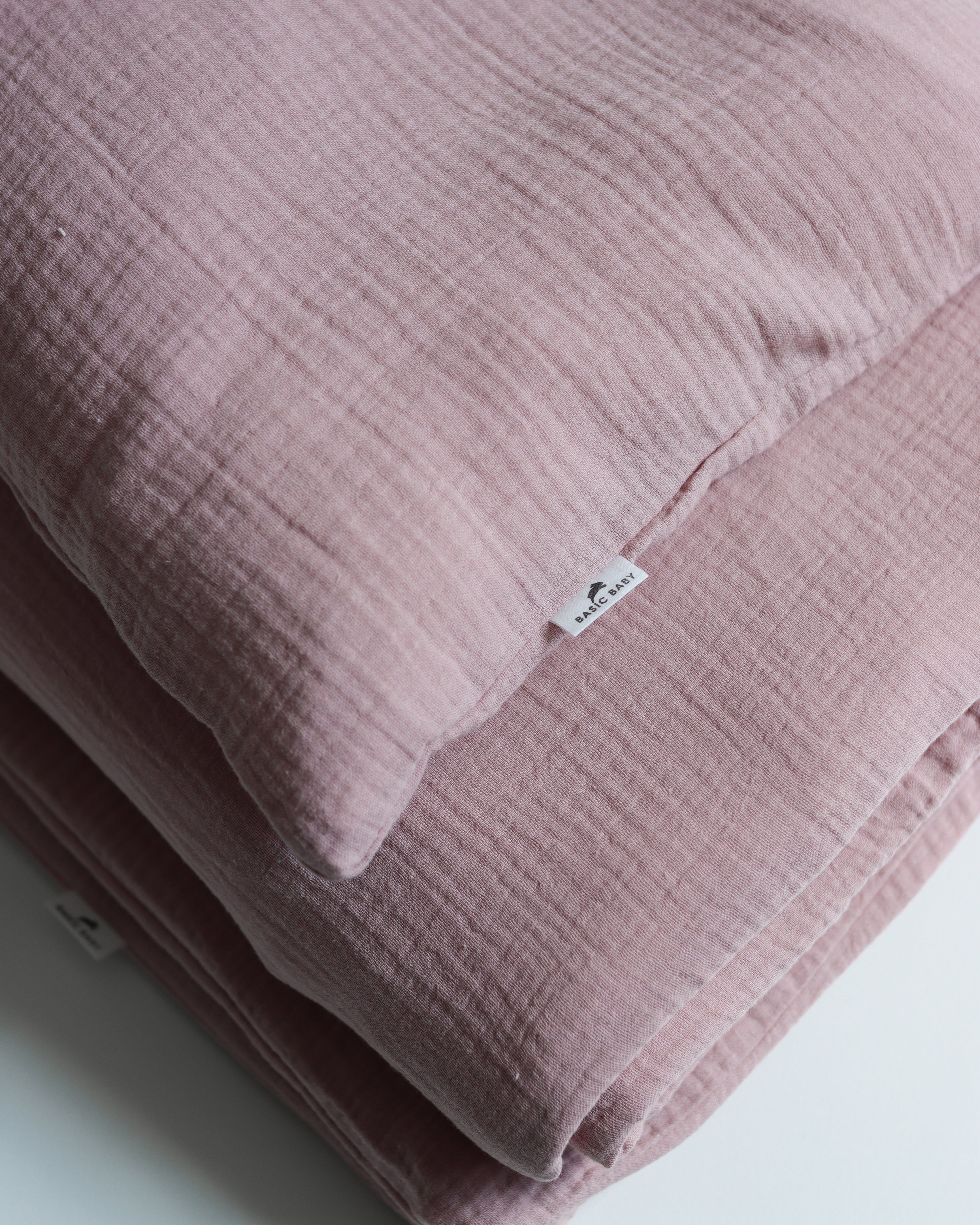 100% pamut muszlin ágynemű 'DUSTY PINK'
